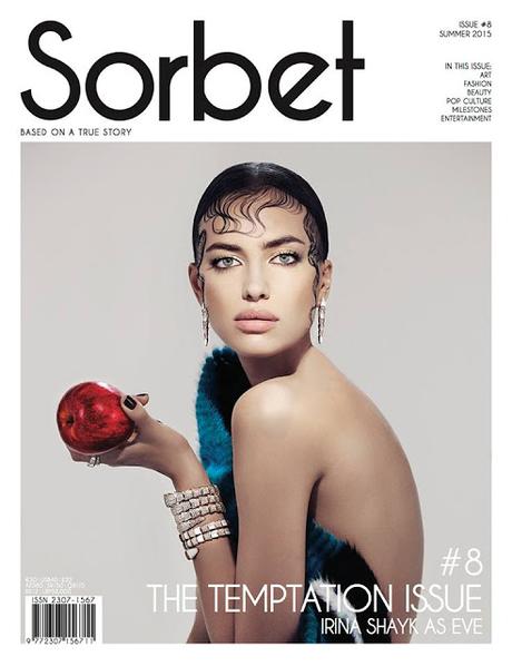 Irina Shayk posa desnuda con una serpiente para Sorbet Magazine