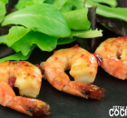 Receta de brochetas de gambas con salsa de chile dulce Receta de brochetas de gambas con salsa de chile dulce