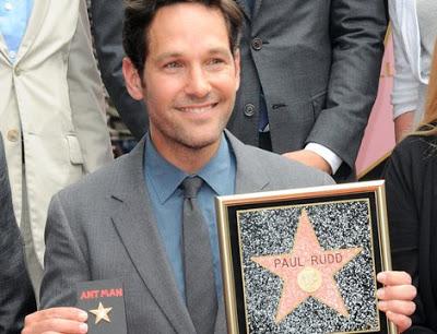 Paul Rudd devela su estrella en Hollywood