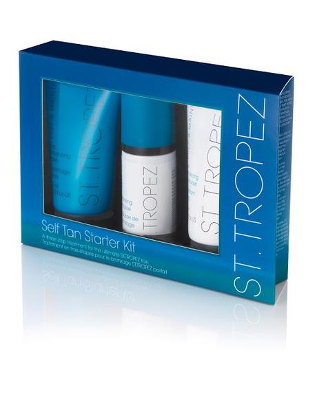 Bronceado (para primerizos) con St. Tropez self tan starter kit, st. tropez
