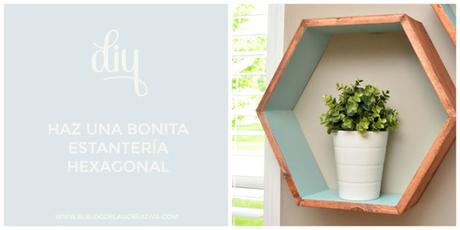 diy-bonita-estanteria-hexagonal