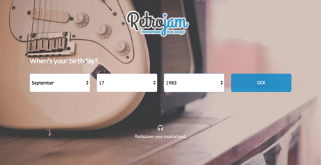 RETROJAM: LA APP QUE TE DICE LA MÚSICA QUE SONABA EL DÍA EN QUE NACISTE RETROJAM: LA APP QUE TE DICE LA MÚSICA QUE SONABA EL DÍA EN QUE NACISTE
