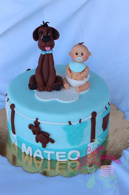 TARTA PARA EL BAUTIZO DE MATEO TARTA PARA EL BAUTIZO DE MATEO