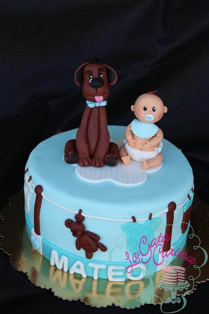 TARTA PARA EL BAUTIZO DE MATEO TARTA PARA EL BAUTIZO DE MATEO