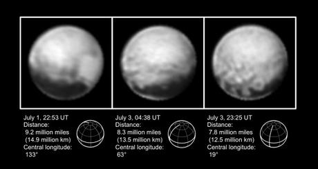 Últimas imágenes de la New Horizons mandadas justo antes de entrar en modo seguro