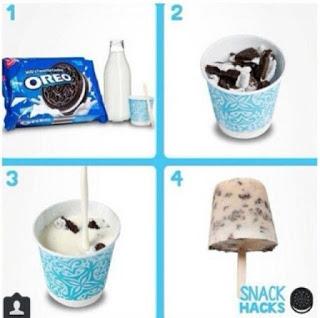 ¡Qué calor...! Helados de oreo para pasar el verano fresquitos (y engordar un poquito jojo) ¡Qué calor...! Helados de oreo para pasar el verano fresquitos (y engordar un poquito jojo)