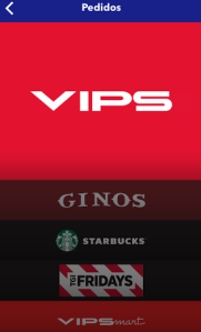 Probando la aplicación del Club VIPS en Starbucks aplicación smartphones grupo vips club