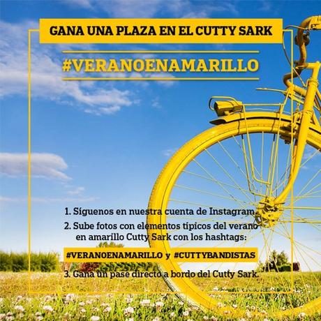 Nos vamos al barco de Cutty Sark y tú también te puedes venir #cuttybandistas #veranoenamarillo