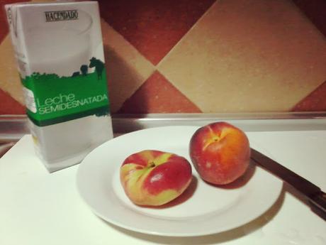 Batido de Nectarina y melocotón Batido de Nectarina y melocotón