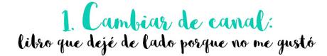 Book Tag: Control remoto Book Tag: Control remoto