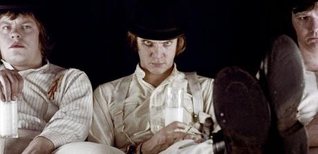 Film still from A clockwork orange (1971) / Warner Bros. milk plus korova moloko молоко bar a clockwork orange alex delarge leche plus naranja mecánica