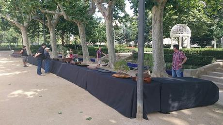 Masia Freixas , exposicion en el parque . Masia Freixas , exposicion en el parque .