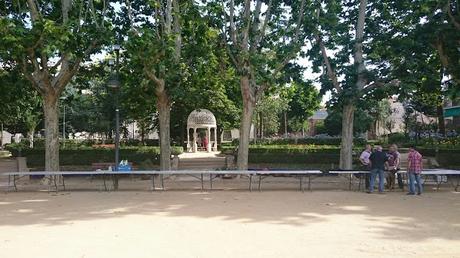 Masia Freixas , exposicion en el parque . Masia Freixas , exposicion en el parque .