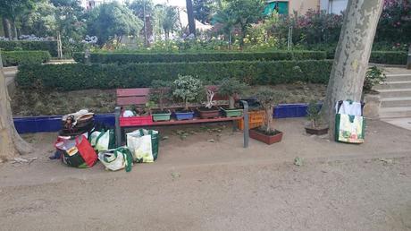 Masia Freixas , exposicion en el parque . Masia Freixas , exposicion en el parque .