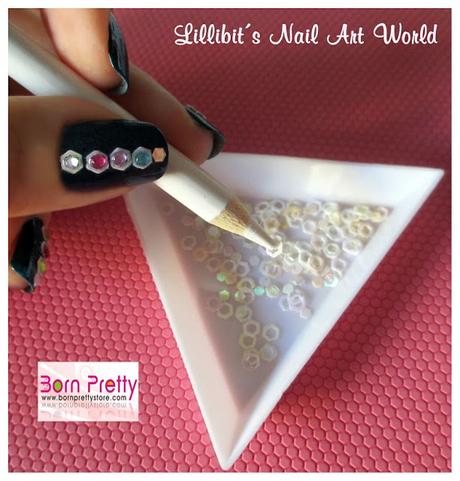 Kit para aplicar decoraciones de uñas BPS Kit para aplicar decoraciones de uñas BPS