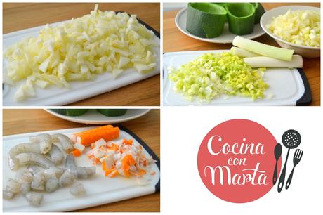 Receta calabacines rellenos de gambas o langostinos. Fácil, rápida, sana, ligera. Cómo rellenar calabacines Receta calabacines rellenos de gambas o langostinos. Fácil, rápida, sana, ligera. Cómo rellenar calabacines