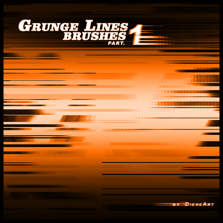 17 Grunge Line Brushes 17 Grunge Line Brushes
