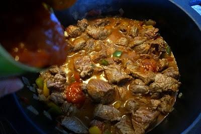 Goulash con patatas Goulash con patatas