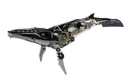 Robot animales de material reciclado Robot animales de material reciclado