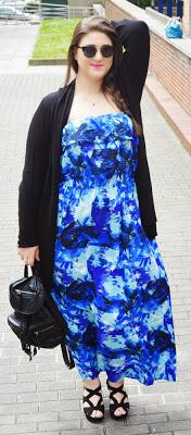 Outfit of the Day ~ Blue Maxi Dress - Vestido largo - Casual & Cute