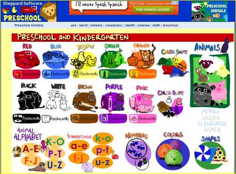 Shepardsoftware, web de inglés para los más pequeños Shepardsoftware, web de inglés para los más pequeños