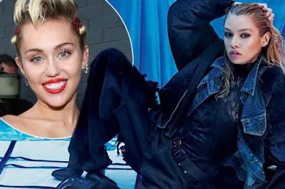 Miley Cyrus y Stella Maxwell juntas