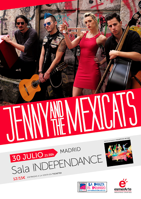 JENNY AND THE MEXICATS EN CONCIERTO EN MADRID - 30 DE JULIO