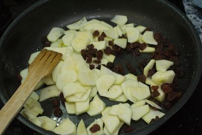 Chuletas de cerdo en salsa de pasas Chuletas de cerdo en salsa de pasas
