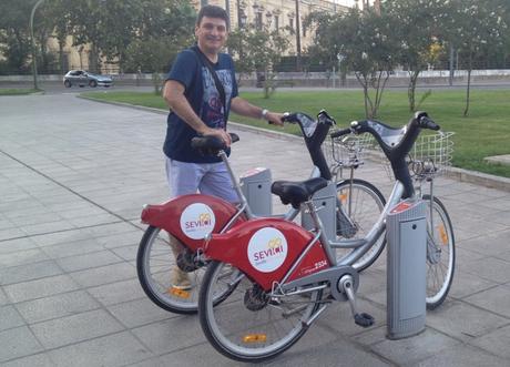 Ejemplo de bicicletas compartidas en Sevilla (España)