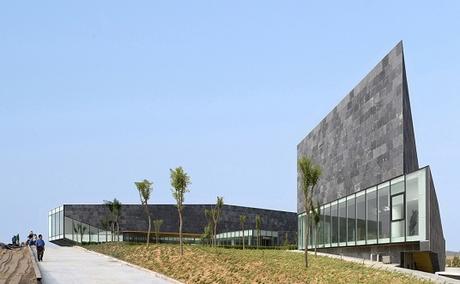 Envuelto sobre las dunas Museo de Arte de Ordos TECNNE