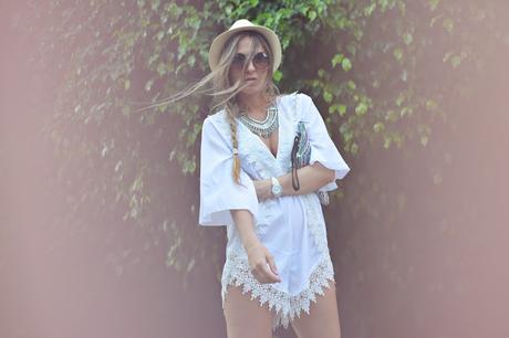 WHITE ROMPER