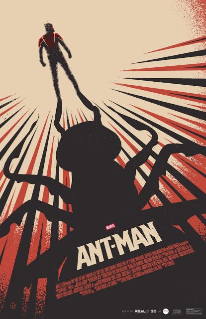 6 hermosos pósters alternativos de ANT-MAN: EL HOMBRE HORMIGA