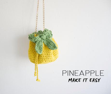 BOLSO DE GANCHILLO CON FORMA DE PIÑA portada
