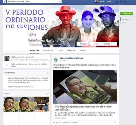 Lanza parlamento cubano cuenta oficial en Twitter y Facebook…ya era hora!