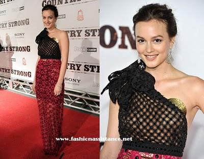 Leighton Meester con un vestido de crochet de Marc Jacobs. ¿Te gusta o te disgusta?