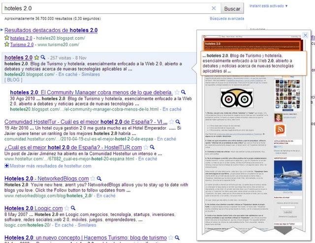 Algunas cosas que he observado en Google Instant Preview Algunas cosas que he observado en Google Instant Preview