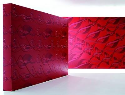 Papel de pared diseñado por Zaha Hadid