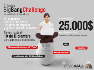 Invitamos al Big Band Challenge, concursos de ideas para empresarios