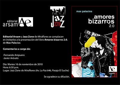 PRESENTACIÓN DE AMORES BIZARROS 2.0 PRESENTACIÓN DE AMORES BIZARROS 2.0