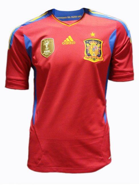 Nueva camiseta Adidas de España; temporada 2011-2012