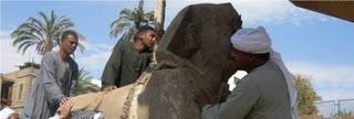 12 ESFINGES DESCUBIERTAS EN LUXOR EGIPTO
