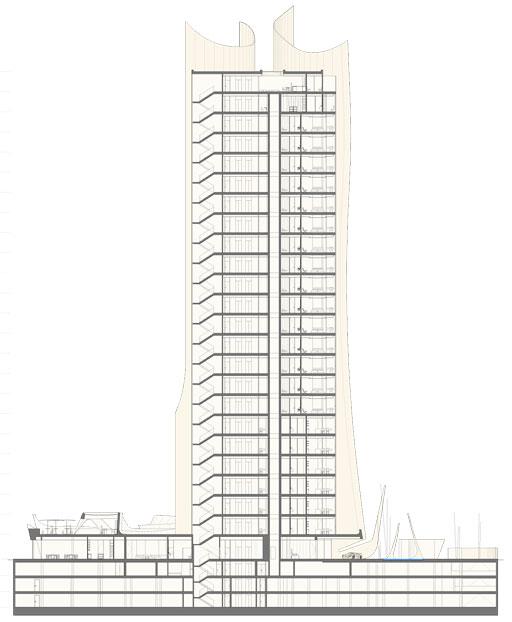 Cross-section A-cero diseña la arquitectura y el interiorismo de la torre más alta de Murcia