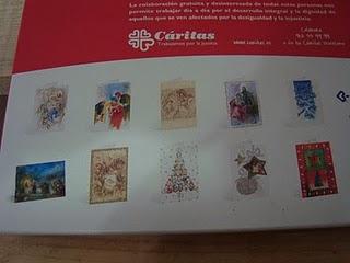 felicita con TARJETAS DE NAVIDAD DE CÁRITAS