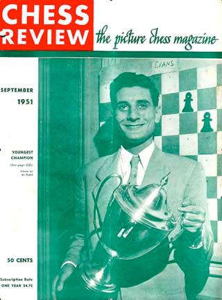 Fallece a los 78 años Larry Evans Larry Evans on the cover of Chess Life