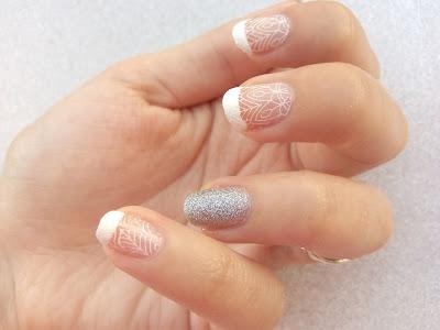 Manicura francesa con estampación || Manicura de mi graduación Manicura francesa con estampación || Manicura de mi graduación