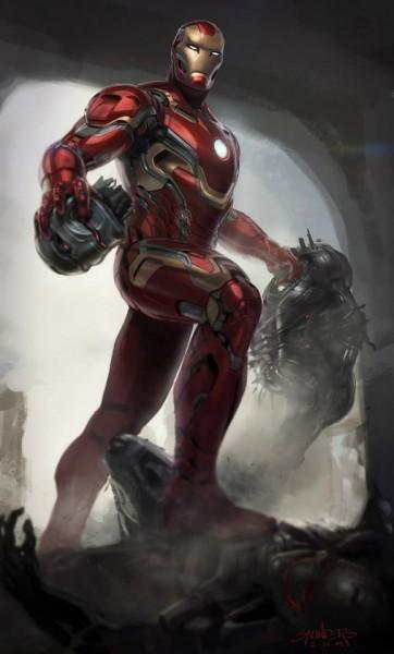 Age of Ultron: Arte conceptual de Iron Man muestra un diseño distinto Age of Ultron 2