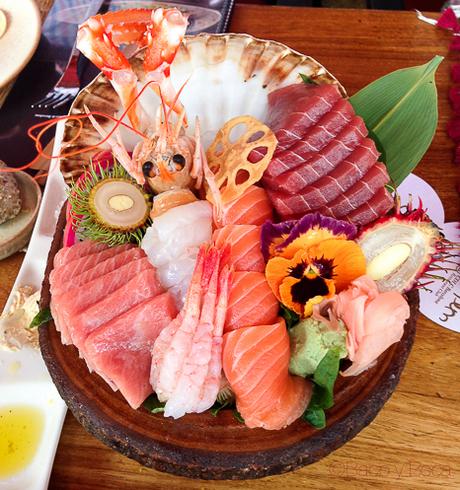 surtido sashimi Cdlc Barcelona Carpe Diem Baco y Boca