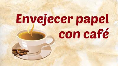 Cómo envejecer papel con café Cómo envejecer papel con café