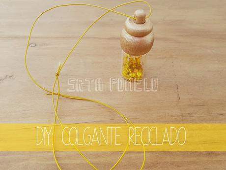 RECICLAJE: cómo hacer un colgante con un ambientador. RECICLAJE: cómo hacer un colgante con un ambientador.