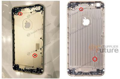 Se filtran imagenes del cuerpo de aluminio del futuro iPhone 6s Plus de Apple